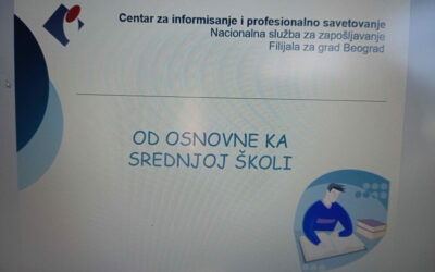 ПРОФЕСИОНАЛНА ОРИЈЕНТАЦИЈА УЧЕНИКА ОСМОГ РАЗРЕД
