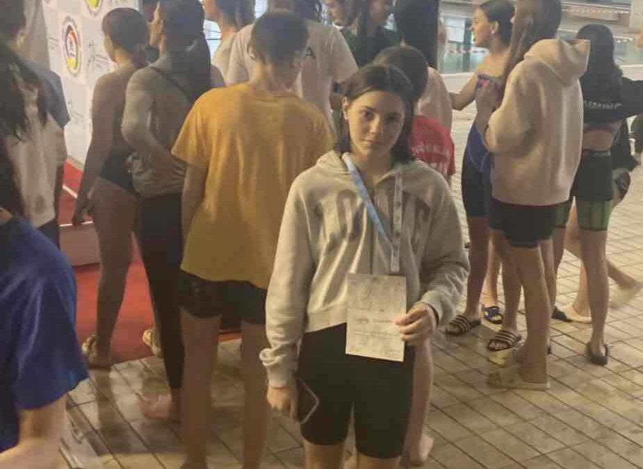 Оливера Симић-6/1, 2.место на Републичком такмичењу у пливању краул стилом