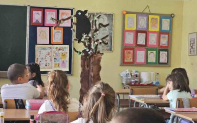 Угледни час у одељењу 1-3 – народна басна “Лисица и гавран”
