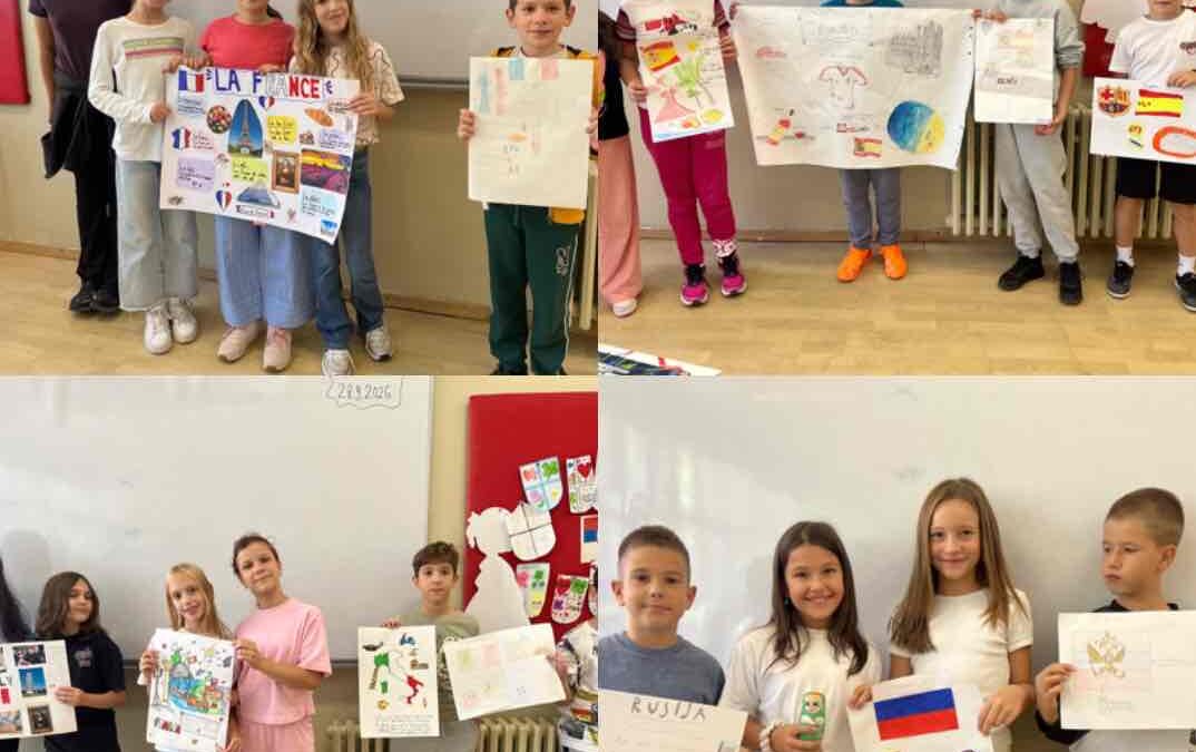 Европски дан језика (26.септембар) у млађим разредима