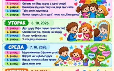 ДЕЧИЈА НЕДЕЉА – план активности